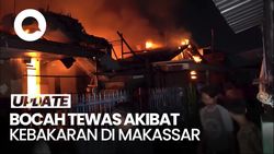Video 6 Rumah di Makassar Terbakar, 1 Bocah Perempuan Tewas