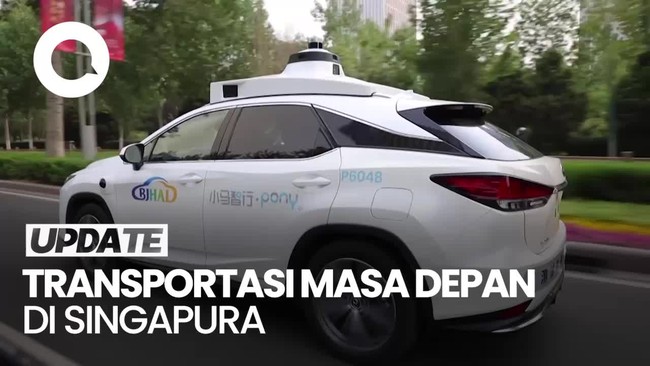 Video: Singapura Siap Coba Taksi Tanpa Sopir