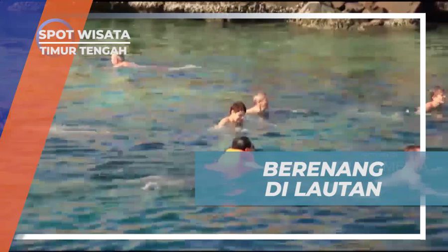 Berenang di Lautan dingin dan Bersantai di Pulau Telegraph, Timur Tengah  