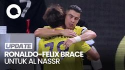 Video Ronaldo-Felix Sumbang Brace dalam Kemenangan Besar Al Nassr