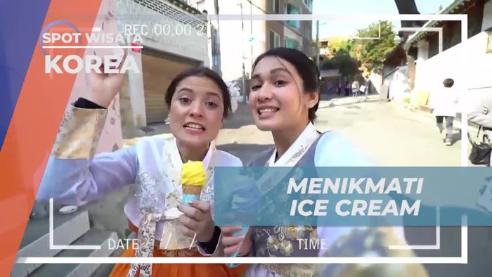 Menyegarkan Diri dengan Ice Cream di Tengah Teriknya Siang di Korea