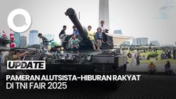 Video: Ragam Pameran Alutsista-Hiburan Rakyat Semarakkan TNI Fair 2025 di Monas