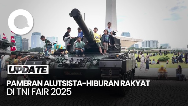 Video: Ragam Pameran Alutsista-Hiburan Rakyat Semarakkan TNI Fair 2025 di Monas