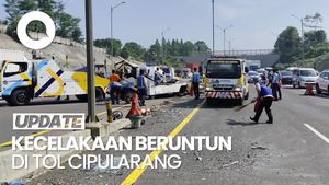 Video: Kecelakaan Beruntun di Tol Cipularang, Libatkan 2 Bus-1 Mobil Derek