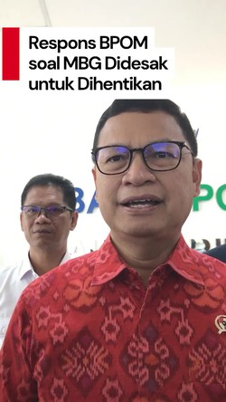 Video BPOM soal MBG Didesak Agar Disetop: Kita Dukung Program Presiden