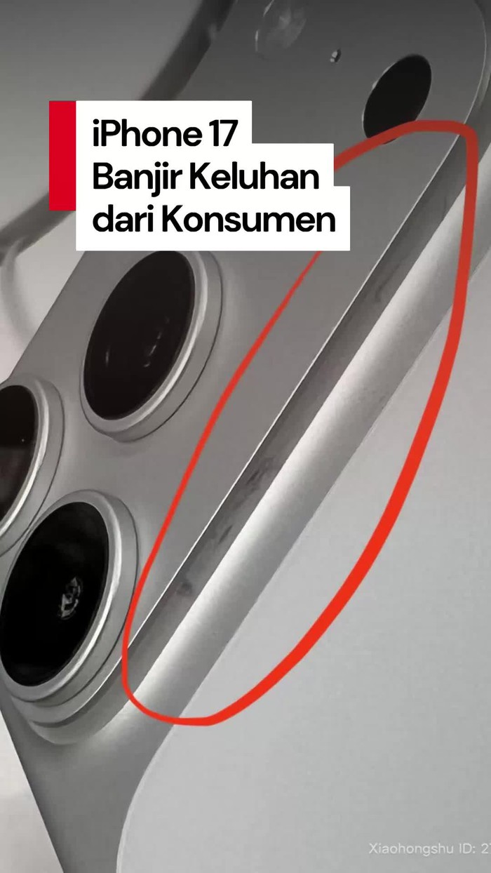 Video Keluhan soal iPhone 17: Gampang Lecet hingga Embun di Kamera Belakang