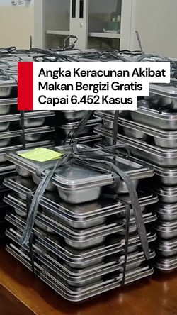 Video JPPI: Angka Keracunan Menu MBG Tembus 6.452 Kasus