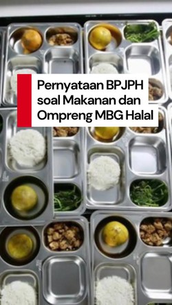 Video: BPJPH Klaim Makanan-Ompreng MBG Halal!
