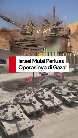 Video: Perluas Operasi di Gaza, Israel Kerahkan Divisi Ketiganya