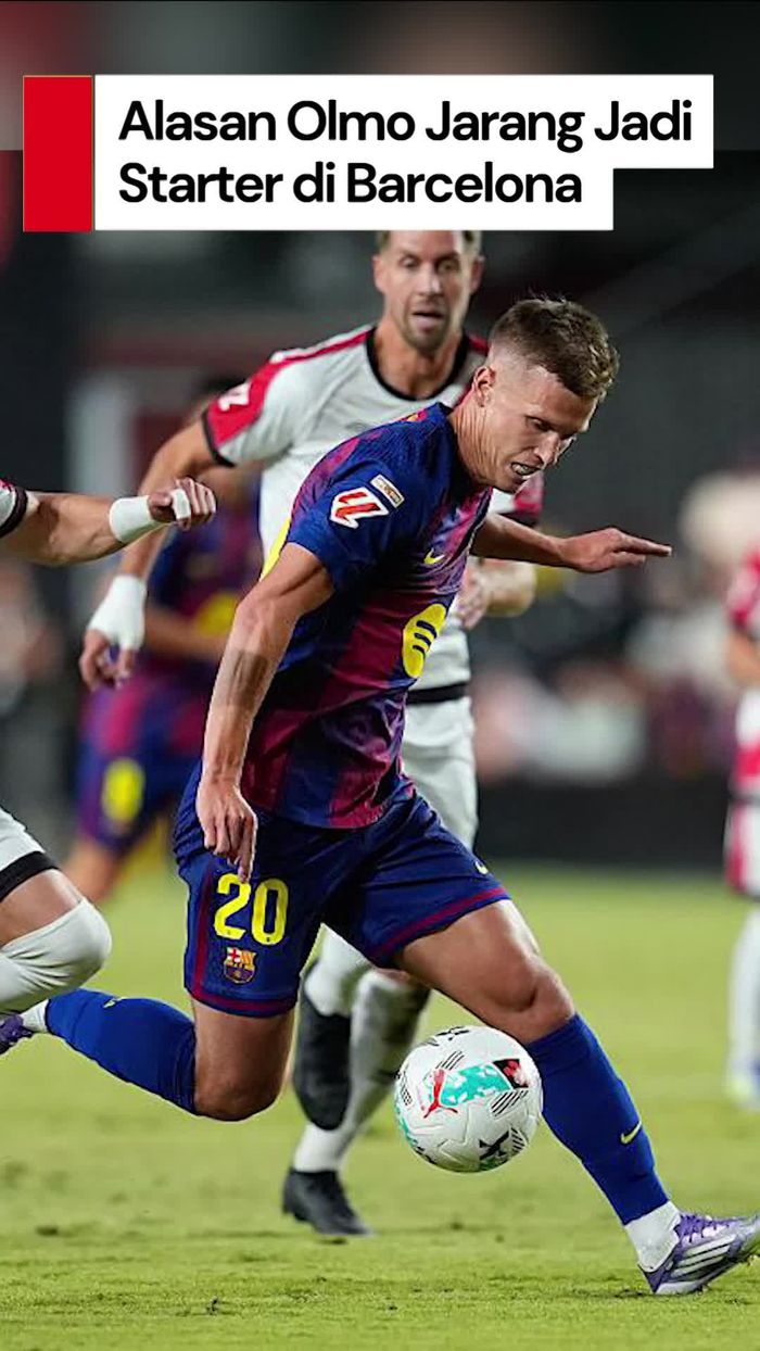 Video Alasan Olmo Jarang Jadi Starter di Barcelona