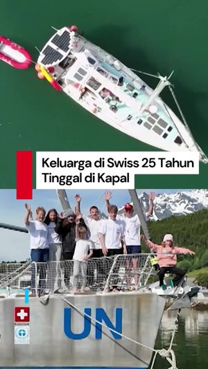  Video: Kisah Keluarga di Swiss, 25 Tahun Hidup di Tengah Laut