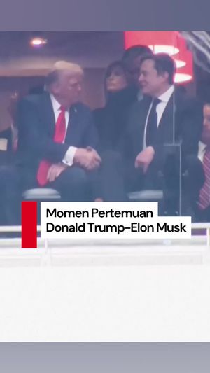 Video: Sempat Memanas, Trump-Elon Musk Terlihat Bertemu & Berjabat Tangan