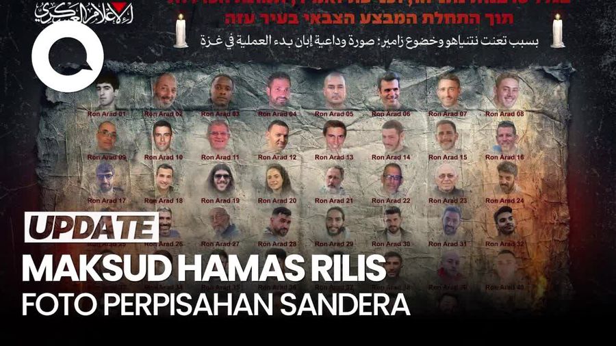 Video: Israel Terus Gempur Gaza, Hamas Rilis Foto Perpisahan Sandera