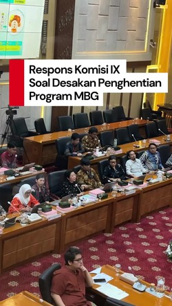 Video Kata Komisi IX soal Desakan Penghentian Program MBG gegara Keracunan