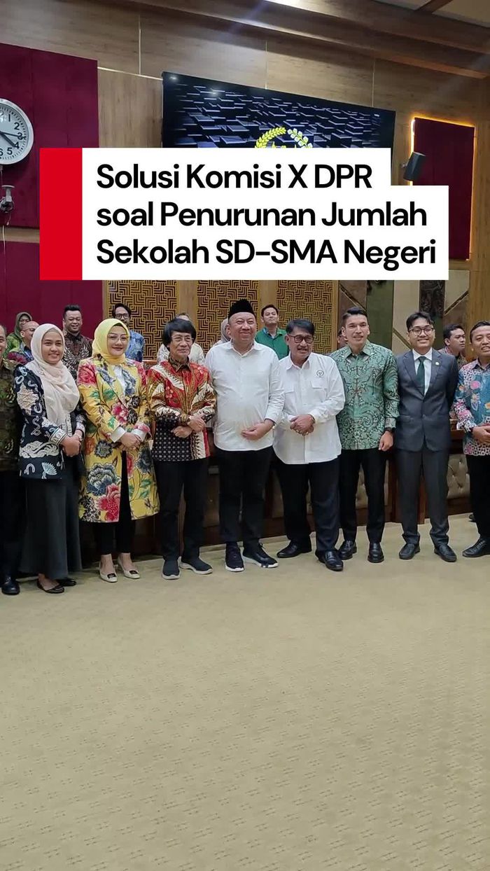 Video: Komisi X DPR Soroti Penurunan Jumlah Sekolah Negeri dari SD hingga SMA