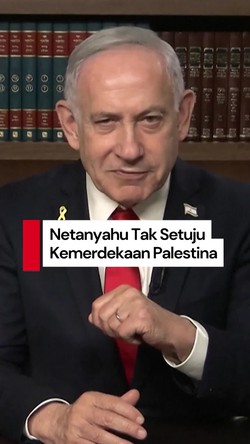 Video Netanyahu: Negara Palestina Tidak Akan Didirikan!