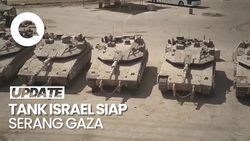 Video: Tank-tank Israel Bersiaga, Bakal Serang Kota Gaza