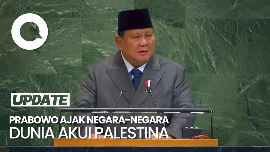 Video Prabowo di Sidang PBB: Kita Harus Mengakui Palestina Sekarang!