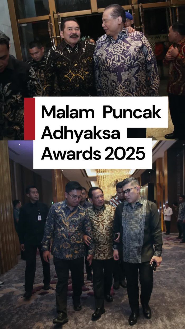 Video: Menteri Prabowo hingga Ketua MPR Hadiri Adhyaksa Awards 2025