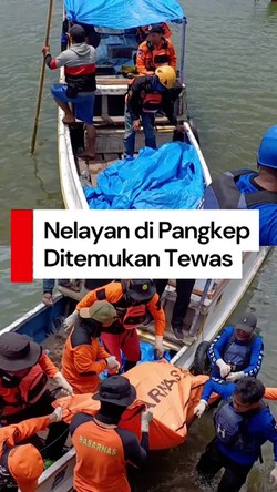 Video Nelayan Pangkep Ditemukan Tewas Usai Heboh Perahunya Berlayar Sendiri