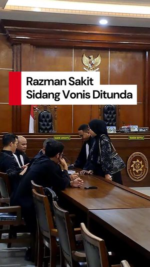 Video: Sidang Vonisnya Razman Ditunda gegara Sakit