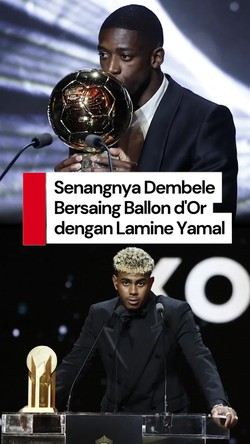 Video Dembele Raih Ballon dOr: Sungguh Indah Bersaing dengan Yamal