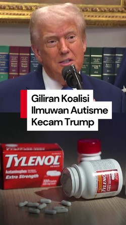 Video Koalisi Ilmuwan Autisme Kecam Klaim Trump soal Tylenol-Leucovorin