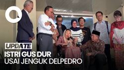 Video: Kata Istri Gus Dur Usai Jenguk Delpedro di Polda Metro Jaya