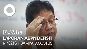 Video Purbaya Laporkan APBN Defisit Rp 321,6 T Sampai Agustus 2025