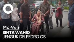 Video Sinta Wahid Jenguk Delpedro dkk di Polda Metro Jaya