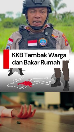 Video KKB Tembak Warga dan Bakar Rumah di Asmat Papua
