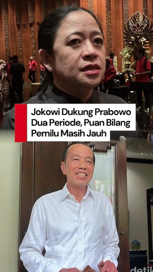 Video Puan soal Jokowi Dukung Prabowo-Gibran 2 Periode: Pemilu Masih Jauh