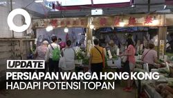 Video: Ada Potensi Topan Ragasa, Warga Hong Kong Berburu Stok Makanan