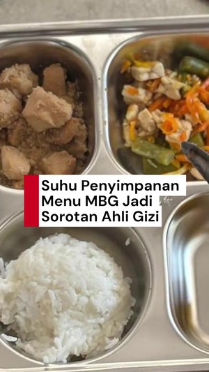 Video: Ahli Gizi Soroti Suhu Penyimpanan Menu Makan Gratis