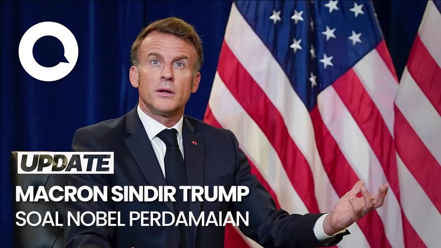 Video Macron: Jika Trump Mau Hadiah Nobel, Dia Harus Hentikan Perang Gaza