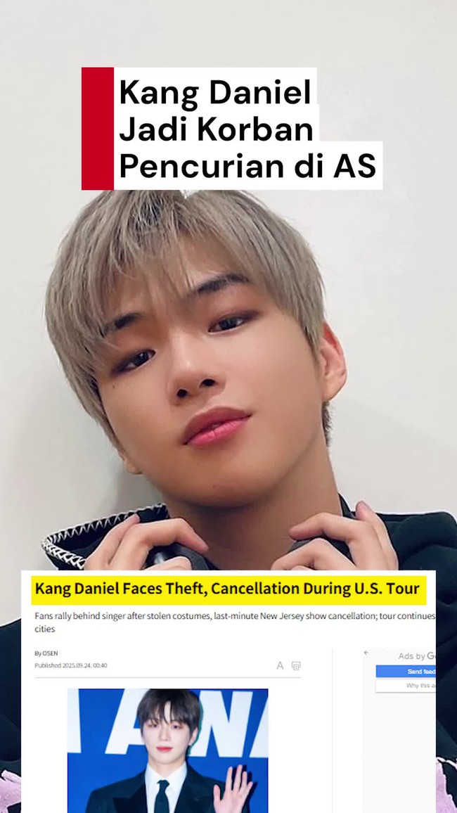 Video: Kang Daniel Dirampok-Konsernya di Amerika Batal