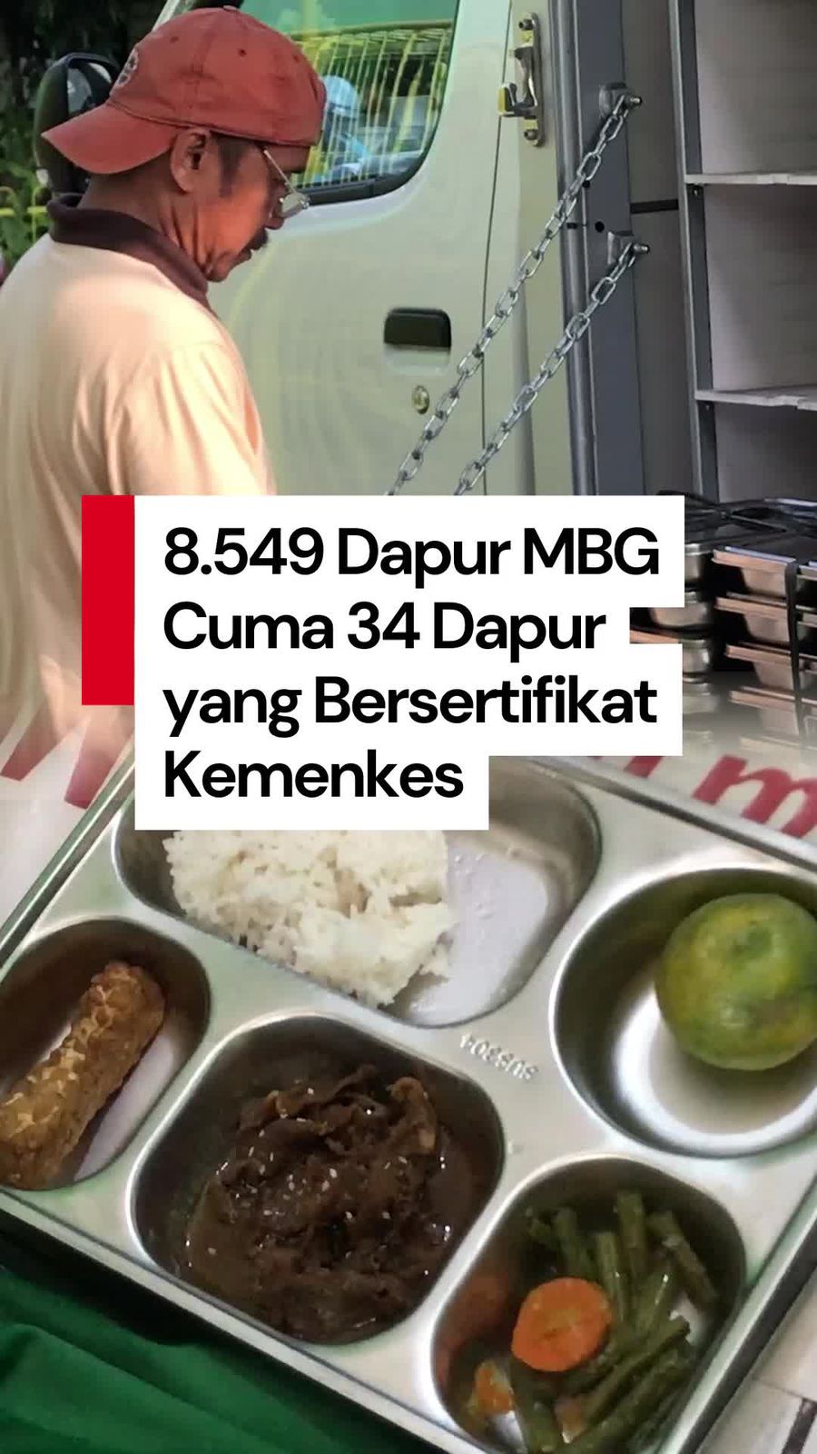 Video: Ternyata Ada 8.549 Dapur MBG Belum Memiliki Sertifikasi Kemenkes
