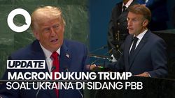 Video: Macron Sepakat dengan Trump di Sidang PBB, Desak Rusia Akhiri Perang