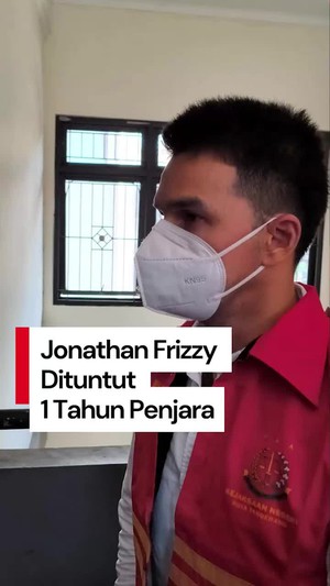 Video: Jonathan Frizzy Dituntut 1 Tahun Penjara di Kasus Vape Obat Keras