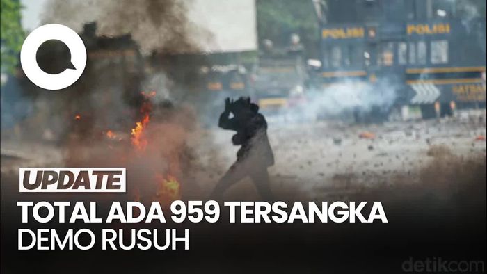 Video: Total Ada 959 Tersangka Demo Rusuh, Termasuk 295 Anak-anak