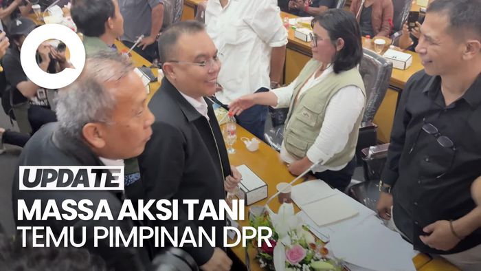 Video: Pimpinan DPR Terima Audiensi Massa Aksi Hari Tani