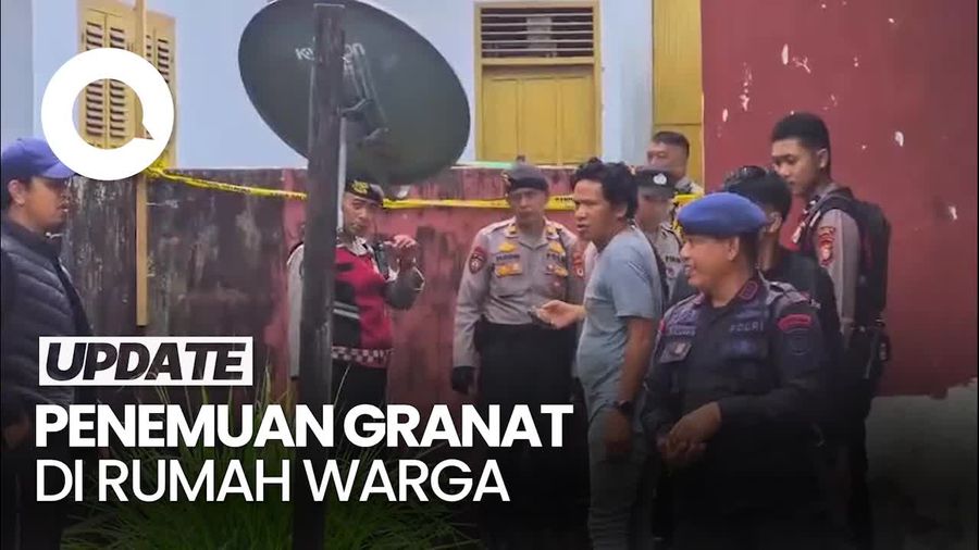 Video: Momen Gegana Musnahkan Granat yang Ditemukan di Rumah Warga Maros