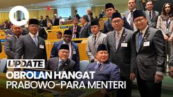 Video: Obrolan Prabowo, Zulhas, dan Para Menteri di Sela-sela Sidang PBB