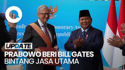 Video Prabowo Anugerahkan Bintang Jasa Utama ke Bill Gates