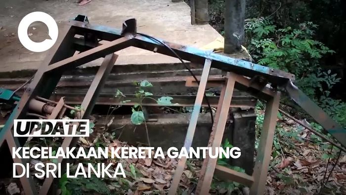 Video: Kereta Gantung di Sri Lanka Jatuh, 7 Biksu Tewas