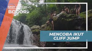 Menguji Nyali dengan Cliff Jump di Curug Balong Endah, Bogor