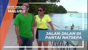 Menikmati Suasana Indah Pantai Natsepa, Maluku