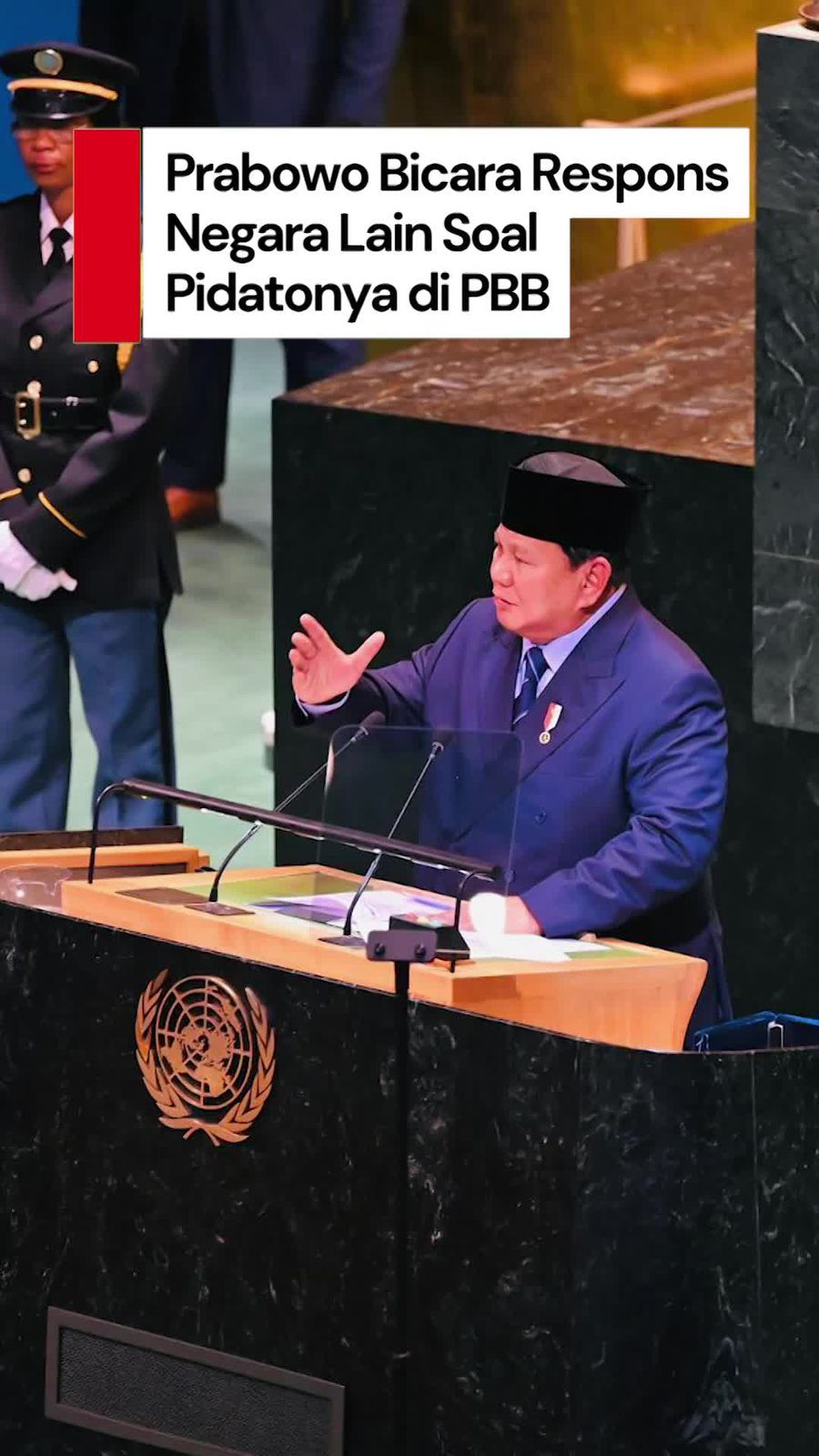 Video Prabowo: Perdamaian Datang Kalau Semua Jamin Keamanan Israel