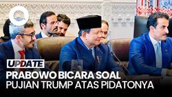 Video: Respons Prabowo Setelah Trump Puji Gaya Pidatonya di Sidang PBB