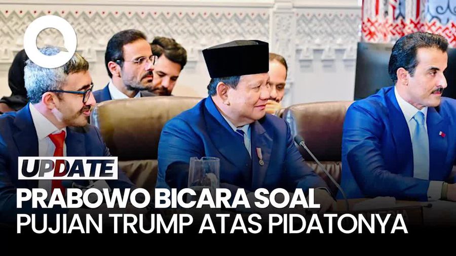 Video: Respons Prabowo Setelah Trump Puji Gaya Pidatonya di Sidang PBB